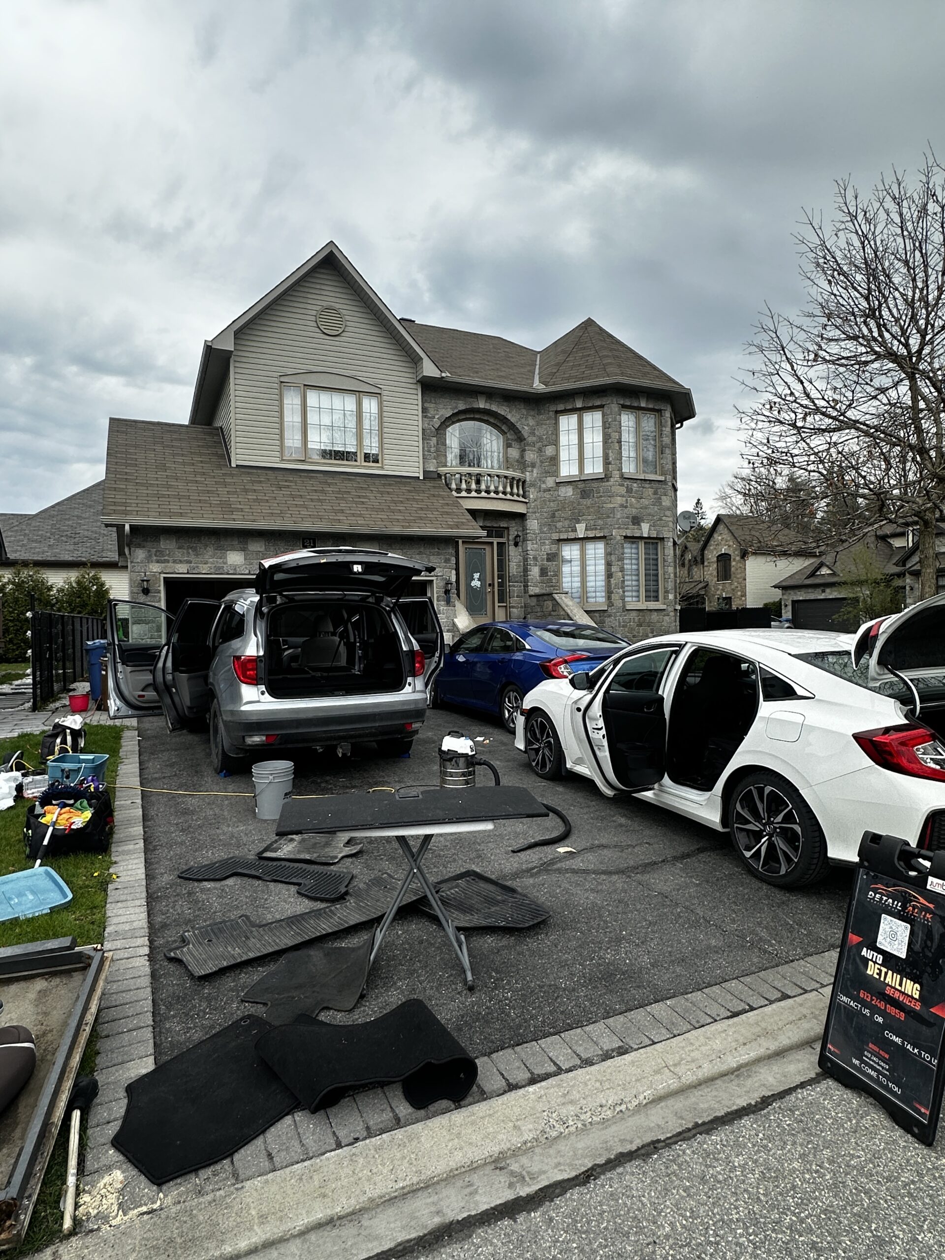 Interior detailing process